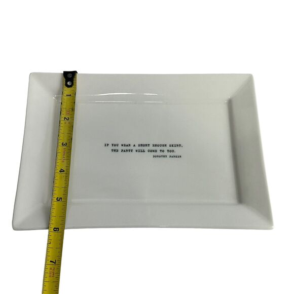 dorothy parker restoration hardware trinket plate room decor - Picture 3 of 6